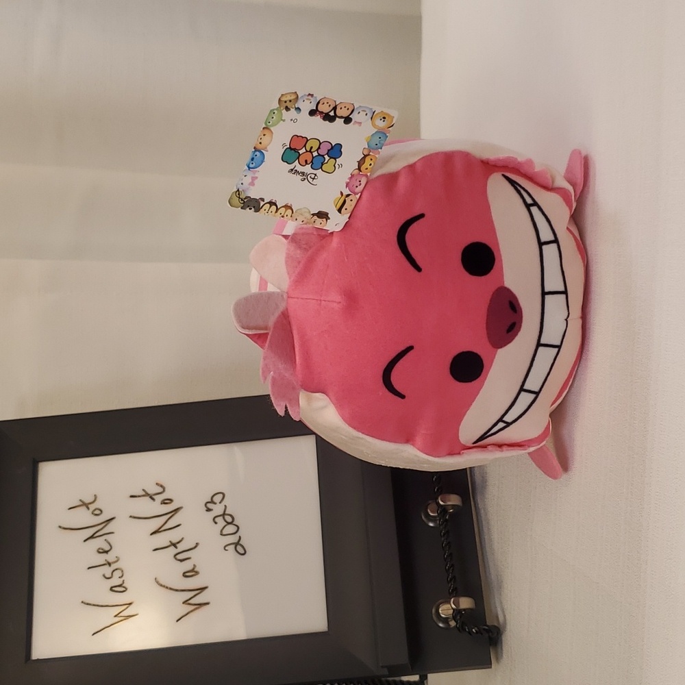 BNWT Disney's Cheshire Cat Tsum Tsum 6"